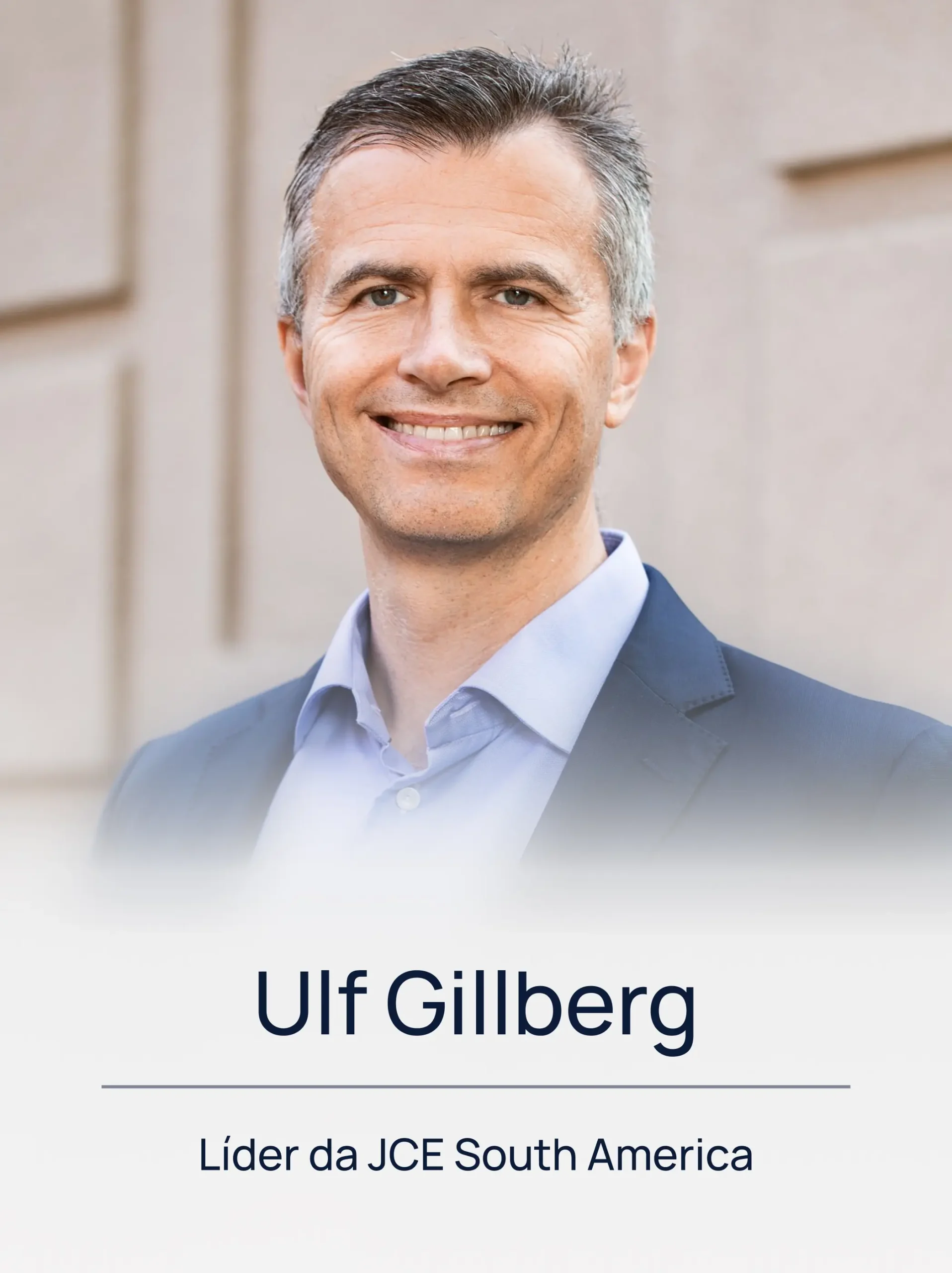 Ulf gillberg Líder da JCE South America Ulf gillberg Líder da JCE South America